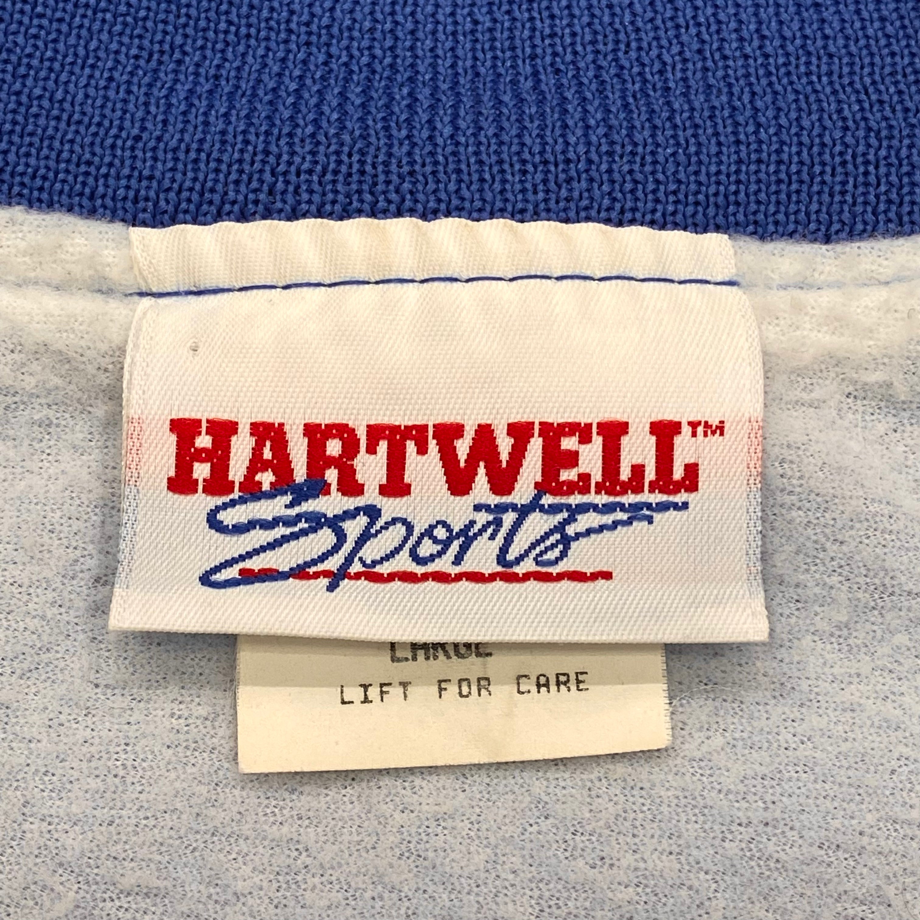 Vintage Hartwell Sports Fraternal Order Of Eagles Wayne Snap Satin Jacket Large