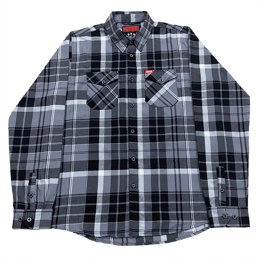 Dixxon Flannel Co Ishmael Kingpin Movie Tribute Plaid Long Sleeve Button Up Shirt XLT