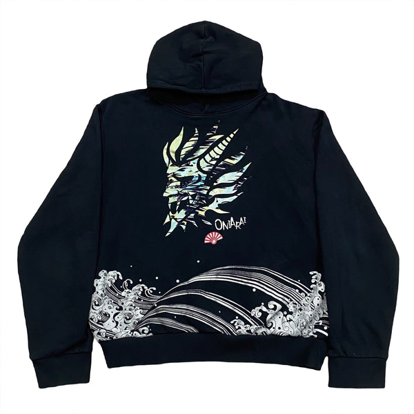 Oniarai Japanese Demon Samurai Hoodie XL