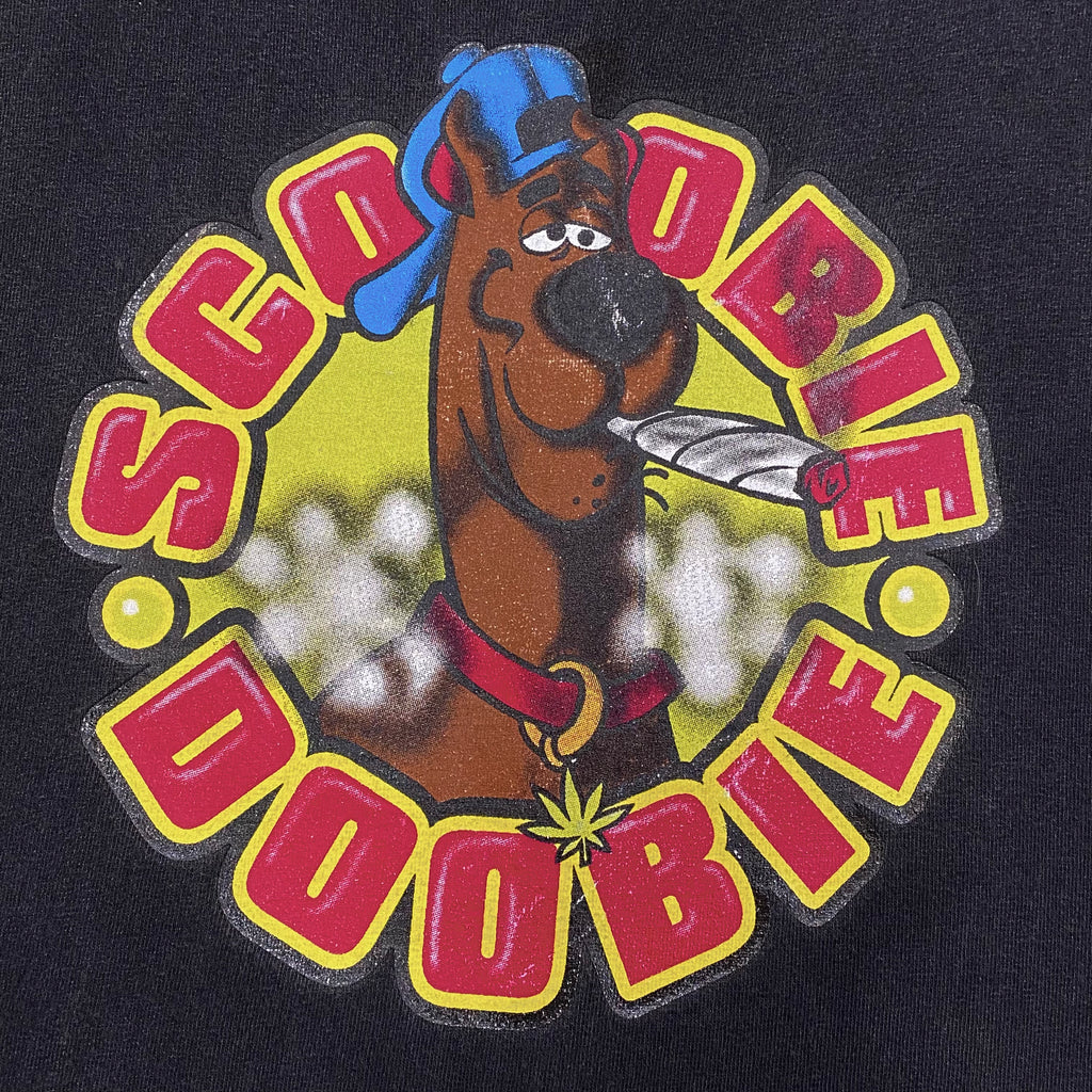 Vintage Scoobie Doobie Scooby Doo Marijuana Ganja Weed T-Shirt Men’s Large