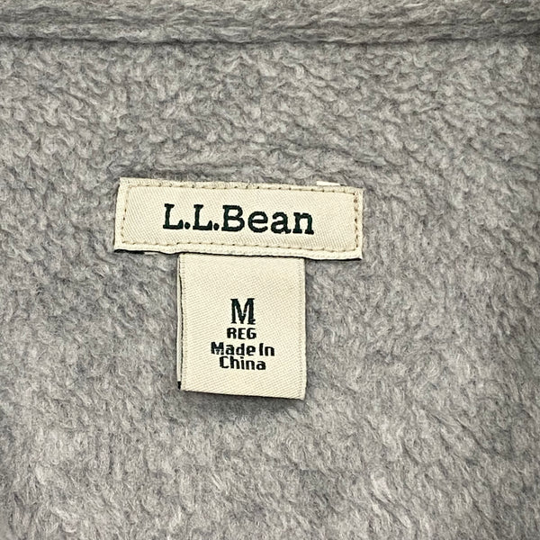 LL Bean Fleece Lined Plaid Flannel Snap Shirt Jacket Medium