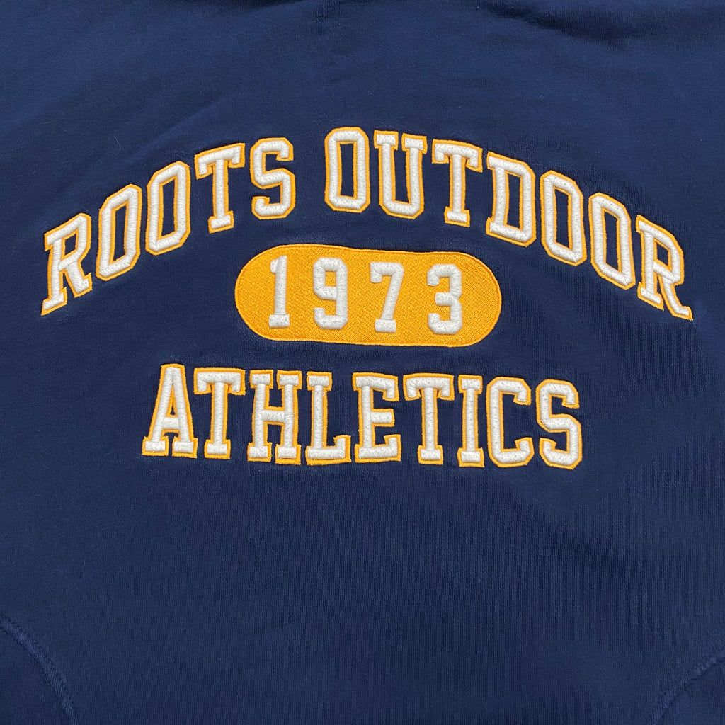 Roots Outdoor Athletics Embroidered Spell Out Hoodie XL