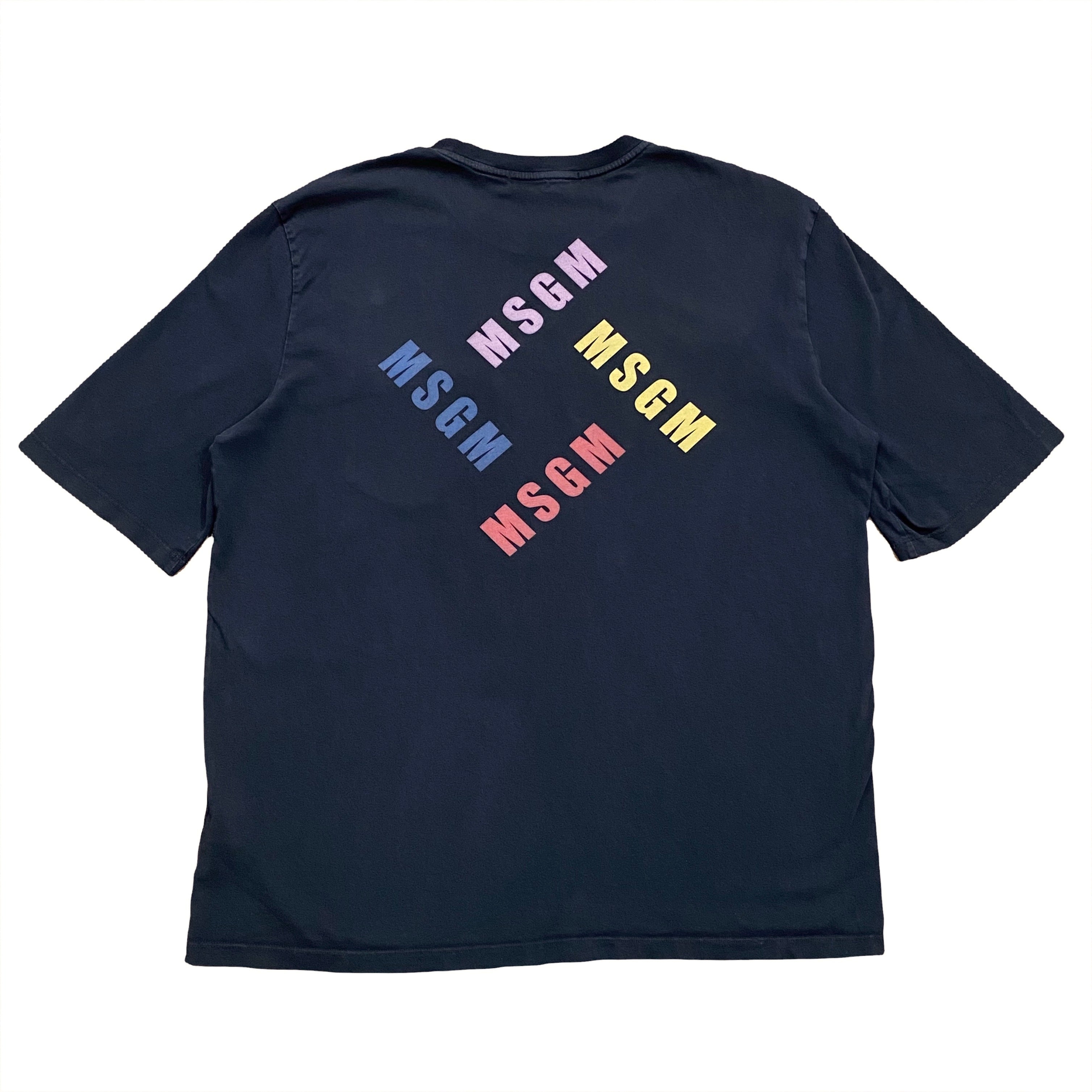 MSGM Back Logo Pocket T-Shirt XL