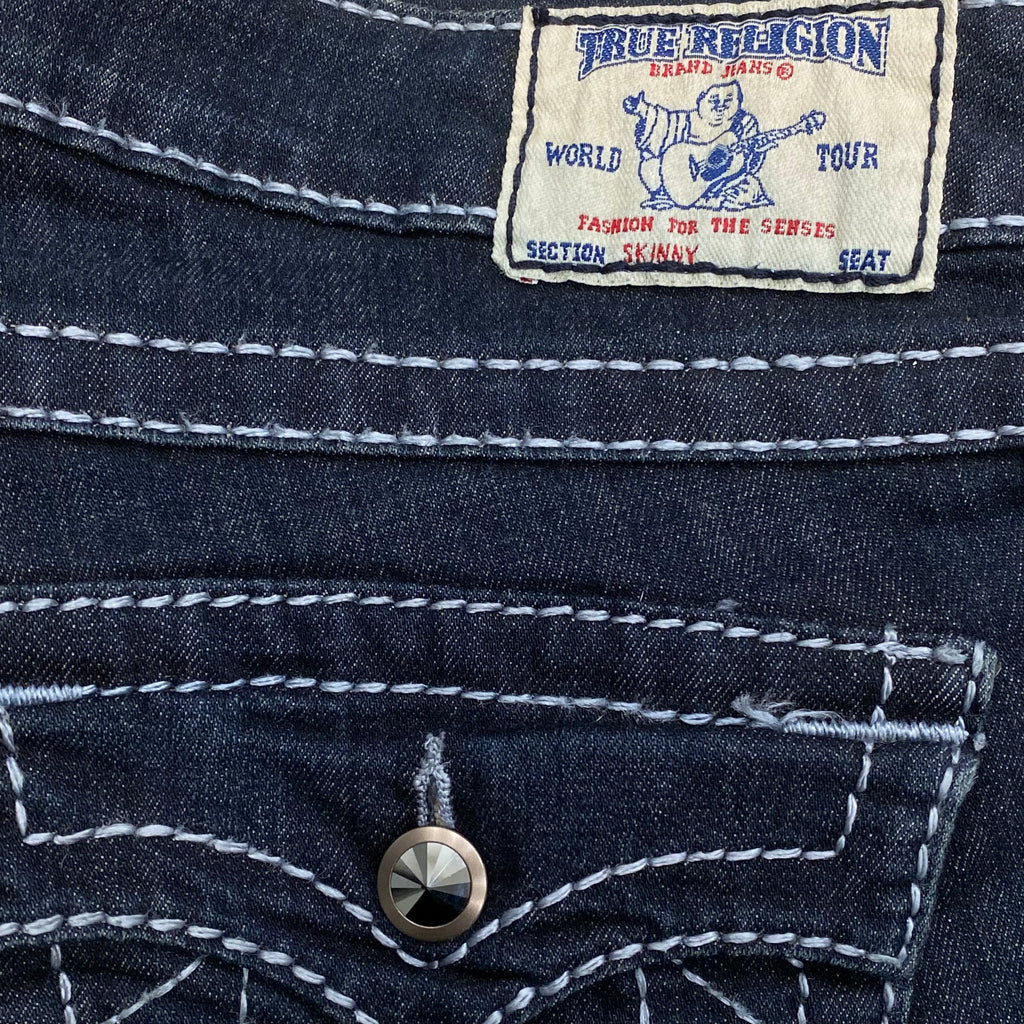 True Religion Skinny Navy Low Rise Jeans Women’s 29