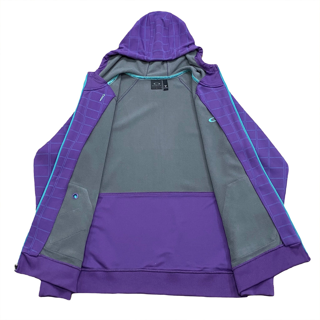 Oakley Fleece Lined Zip Up Hoodie Slim Fit Large