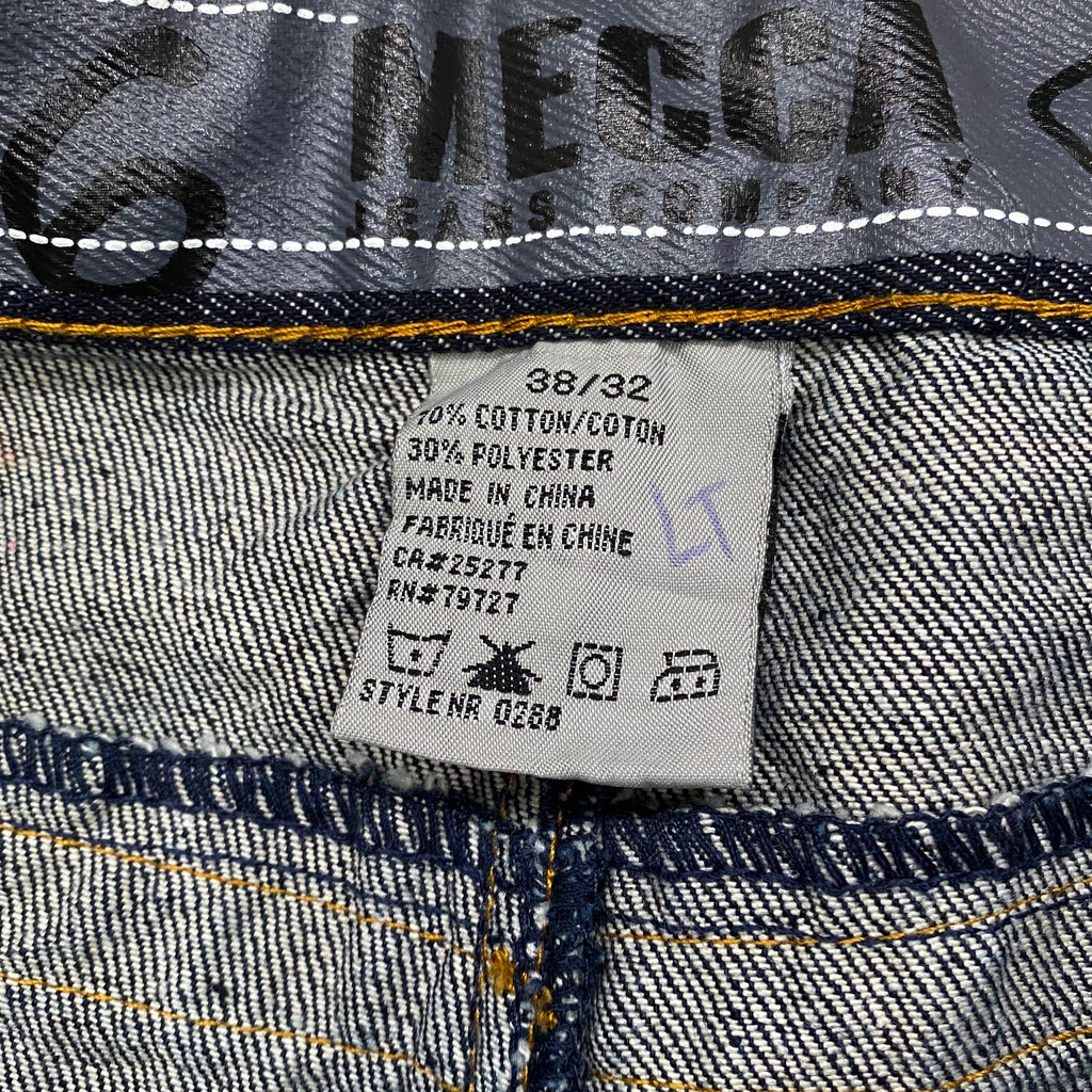 Vintage Mecca Urban Straight Medium Rise Black Jeans 38 x 32