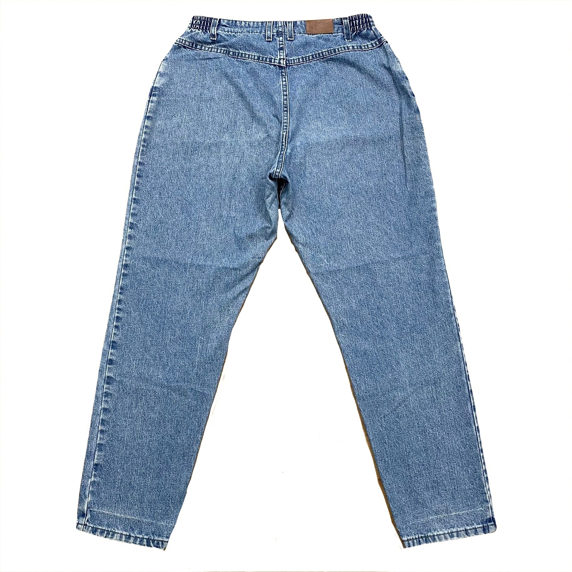 Vintage Lee High Waist Elastic Side Panels Bareback Mom Jeans Women’s 16