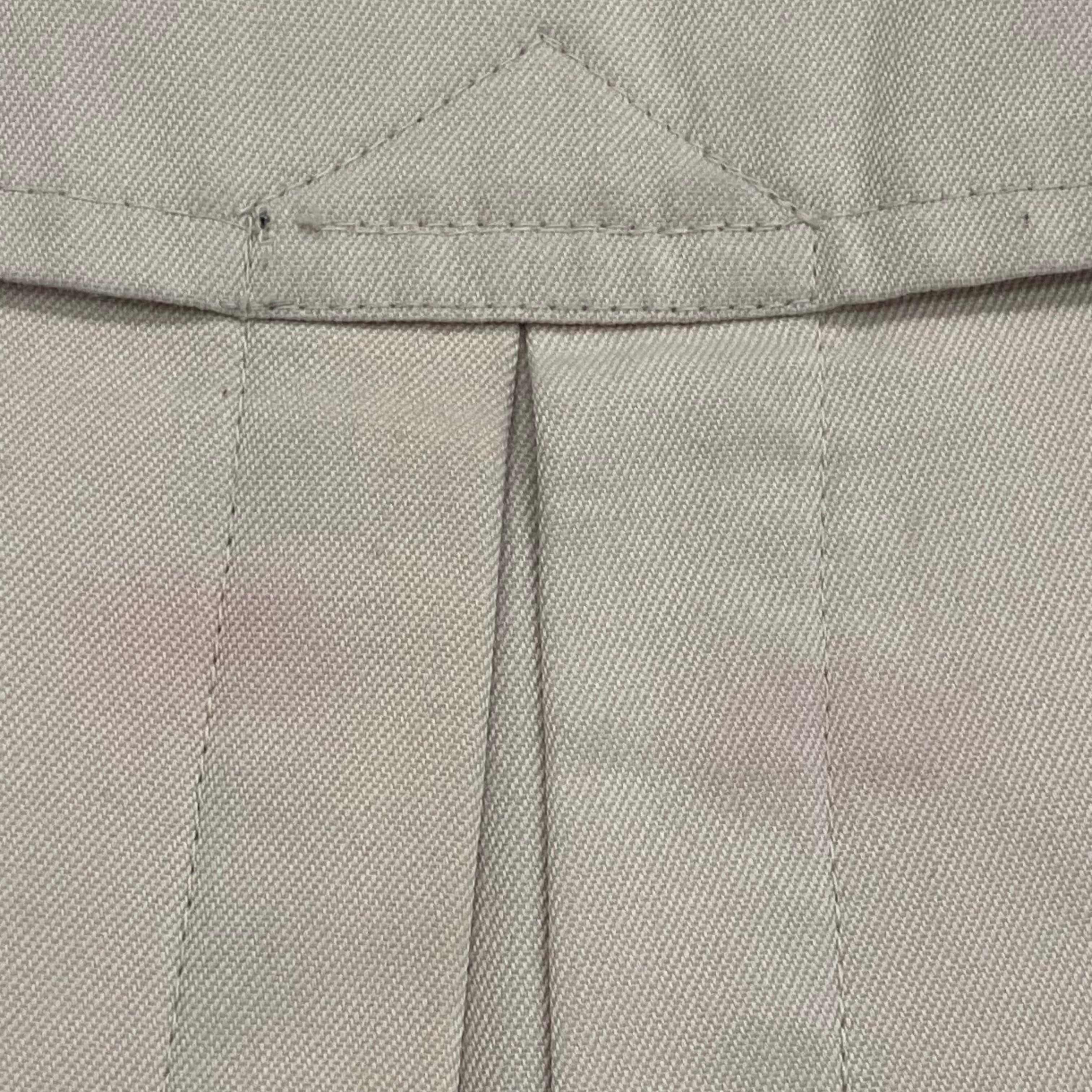 Vintage Burberrys Beige Terylene & Cotton Belted Trench Coat Women’s Size Unknown