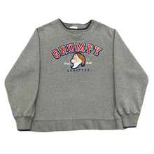 Load image into Gallery viewer, Vintage Disney Disneyland Resort Grumpy Embroidered Sweatshirt Women’s Small
