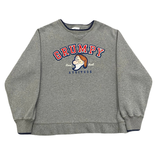 Vintage Disney Disneyland Resort Grumpy Embroidered Sweatshirt Women’s Small