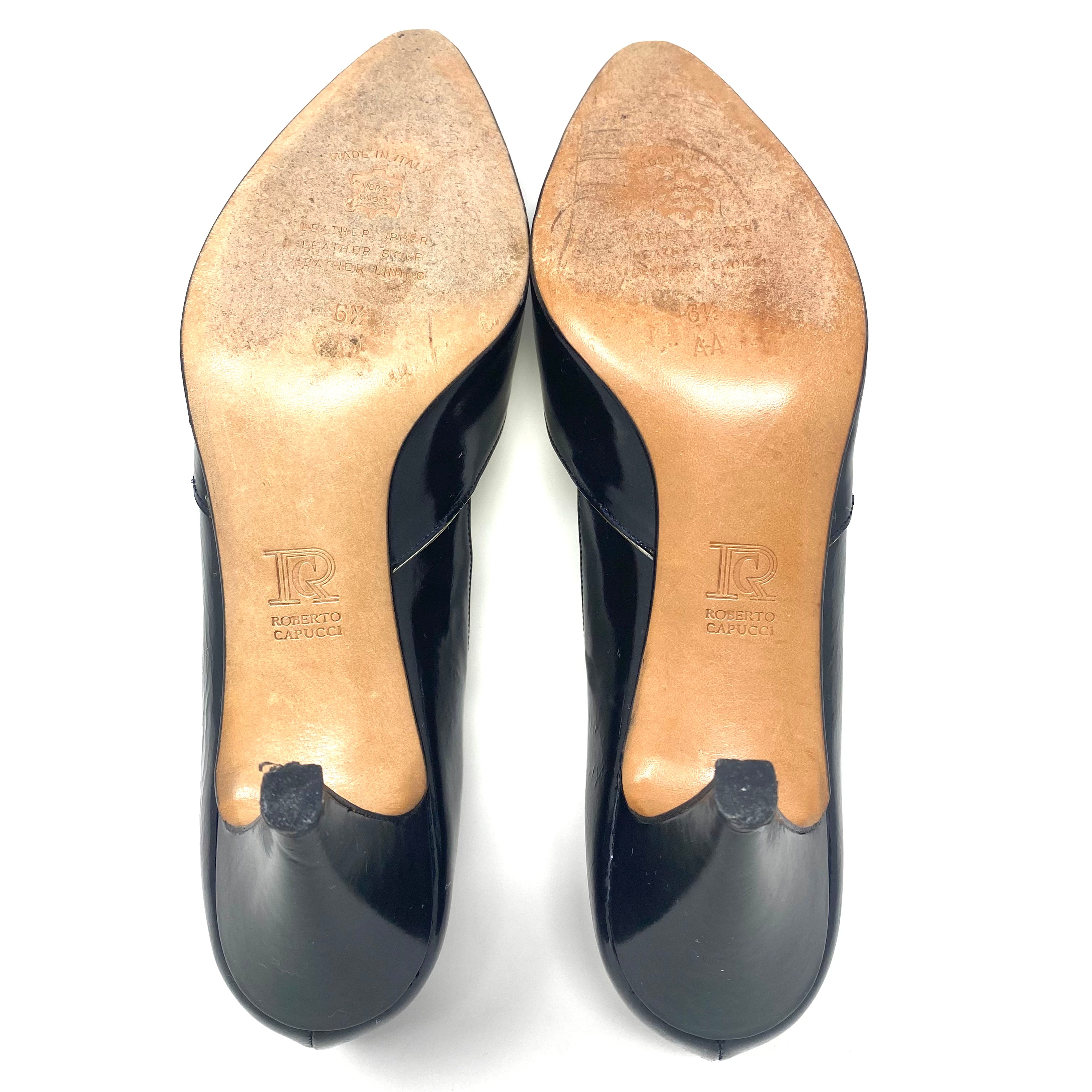 Roberto Capucci Labelle Leather High Heels Women’s 6.5 With Box