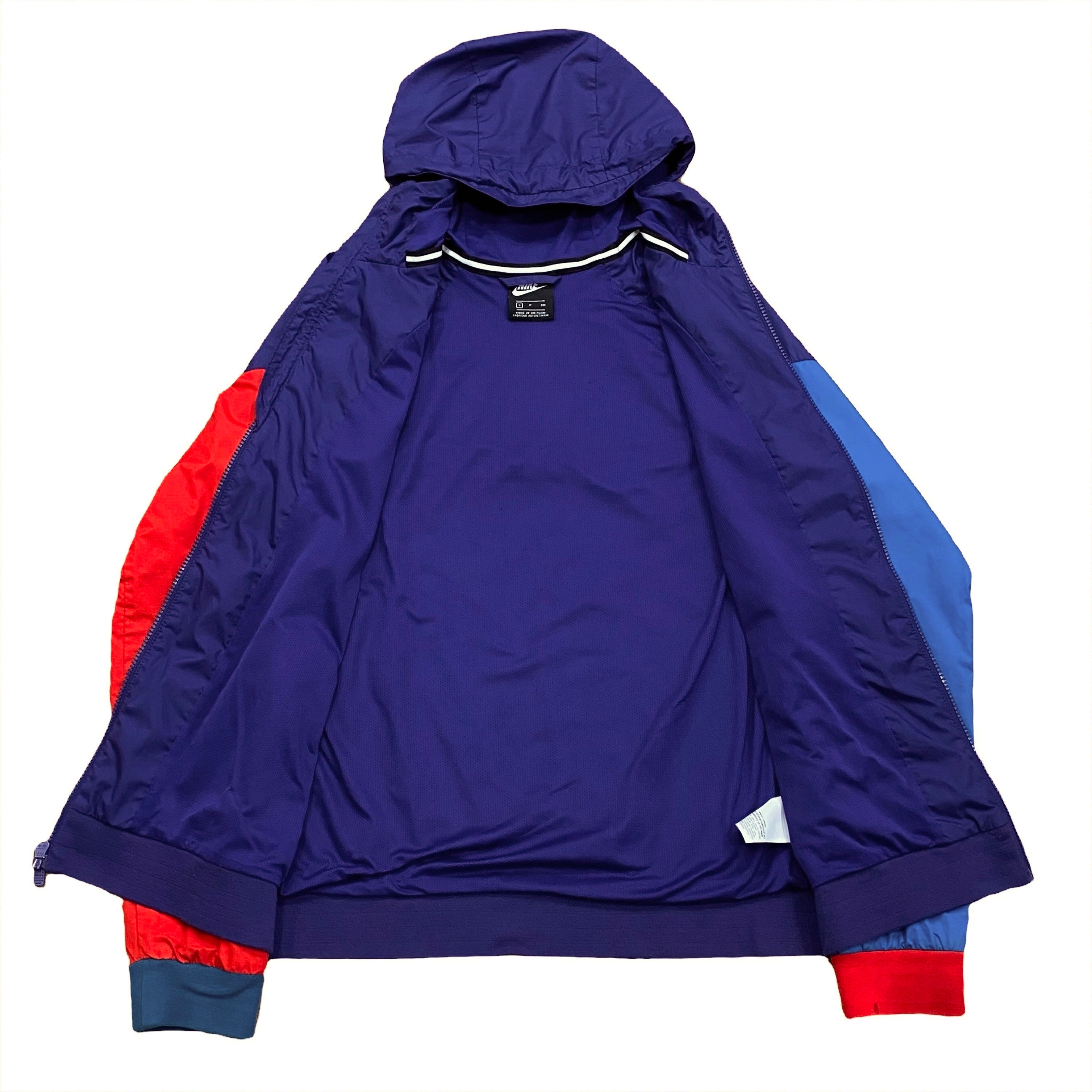 Nike Sportswear Windrunner 727324-590 Color Block Windbreaker Jacket Small