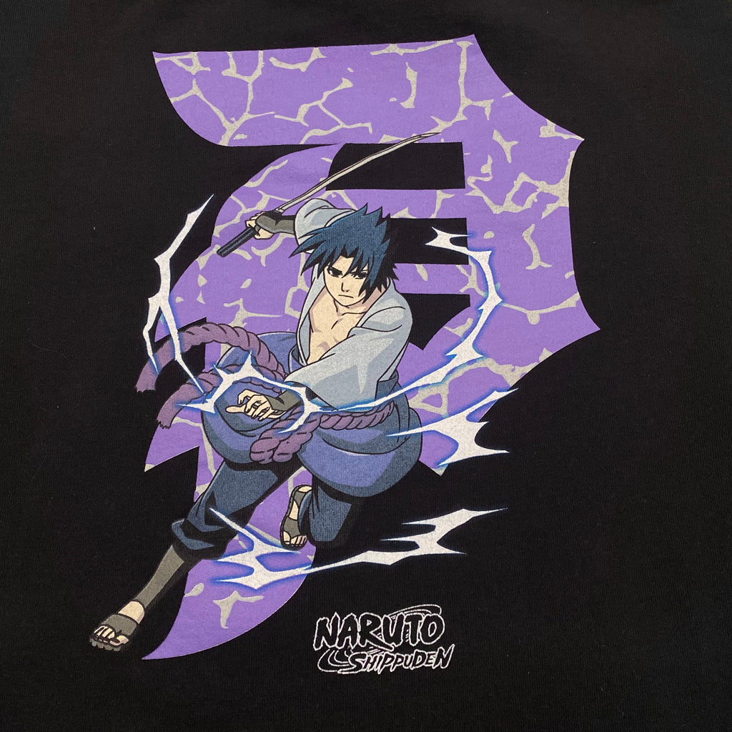 Primitive x Naruto Shippuden 2007 Sasuke Hoodie Small