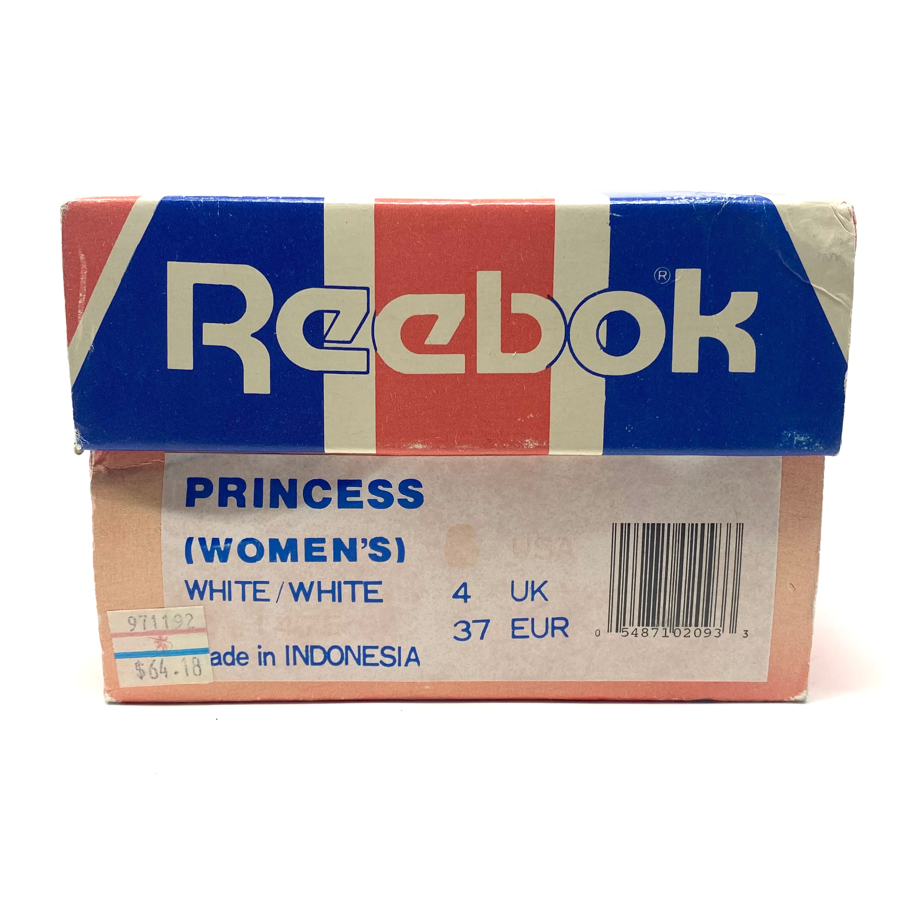 Vintage 90’s Reebok Princess Sneakers Women’s 6 US With Box