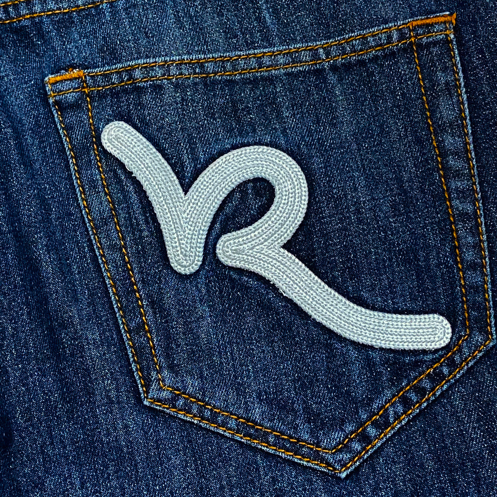 Rocawear Y2K Dark Wash Wide Leg Hip Hop Jeans 34 (36 x 30.5)