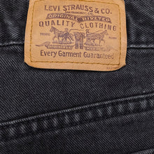 Load image into Gallery viewer, Vintage Levi’s 506 Black Orange Tab Jeans 34 x 32
