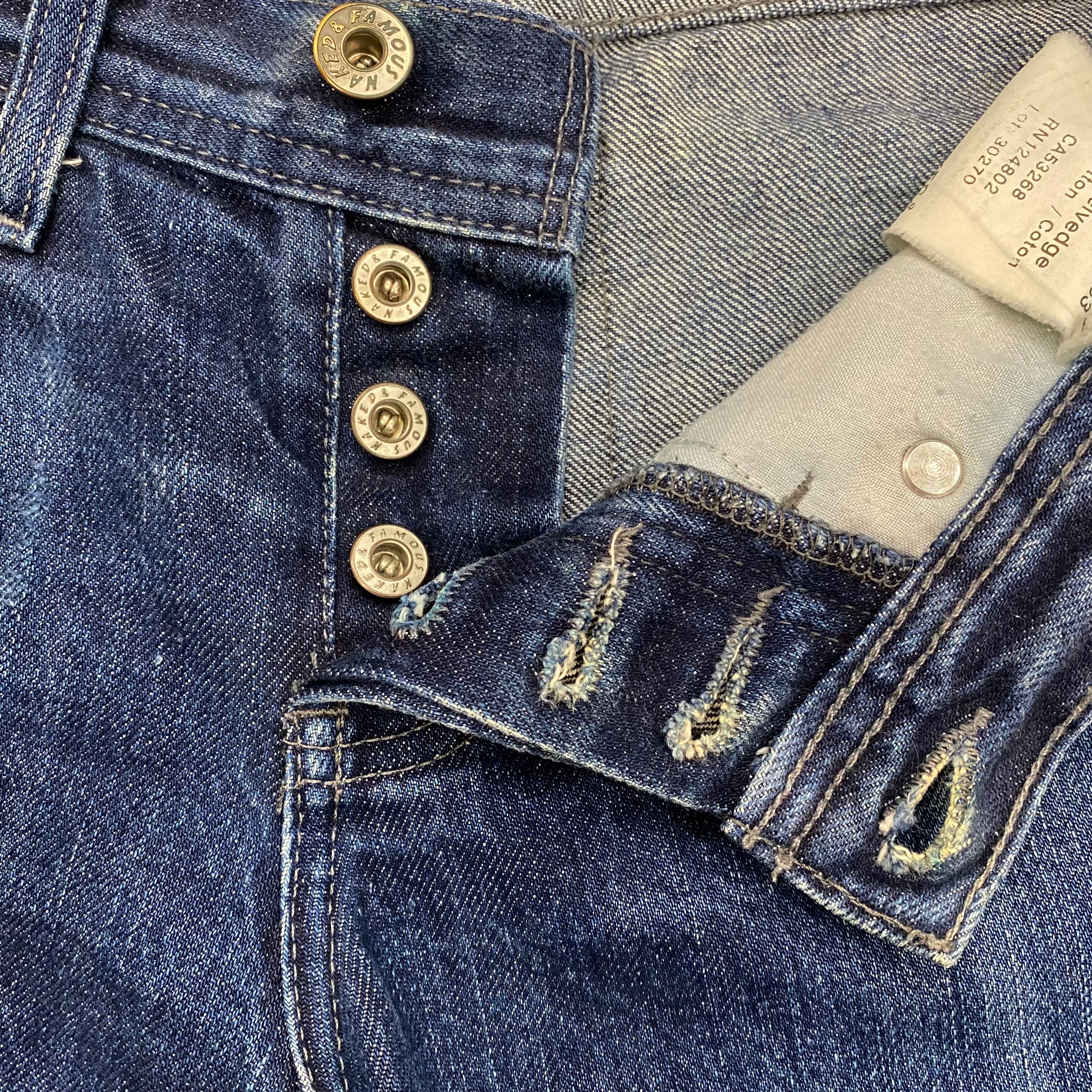 Naked & Famous WeirdGuy Indigo Selvedge Jeans 28