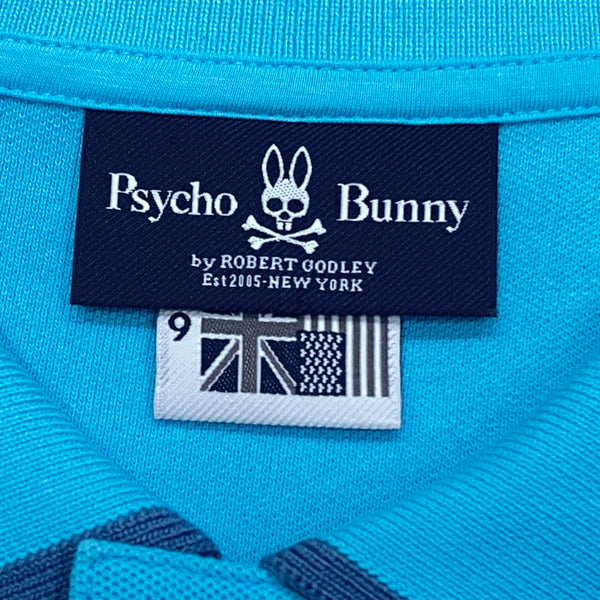 Psycho Bunny Embroidered Logo Polo Shirt Size 9 3XL
