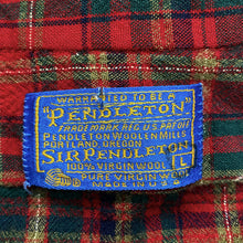Load image into Gallery viewer, Vintage Pendleton Plaid Flannel Virgin Wool Button Up Shirt Men’s Large
