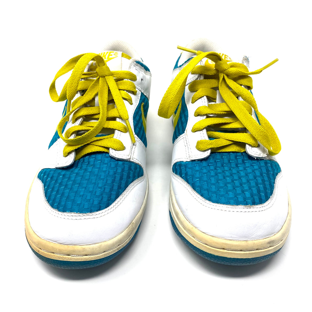 Vintage Nike Dunk Low Bright Citron Teal 309324-171 Sneakers Women’s 8.5 US