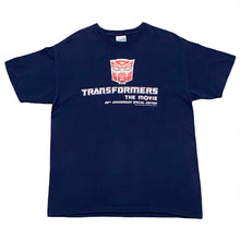Load image into Gallery viewer, Sony x Hasbro 2006 Transformers The Movie 20th Anniversary Special Edition Promo T-Shirt Large
