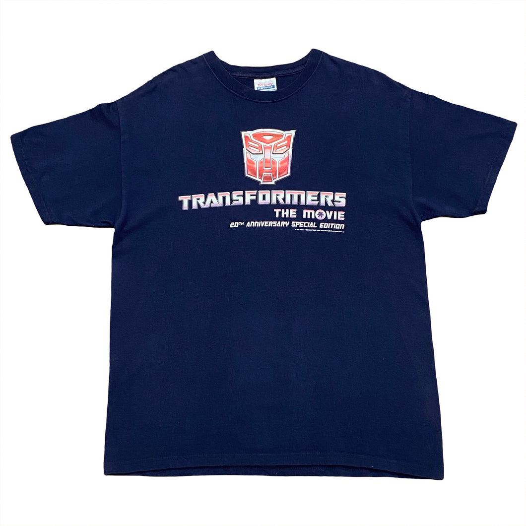 Sony x Hasbro 2006 Transformers The Movie 20th Anniversary Special Edition Promo T-Shirt Large