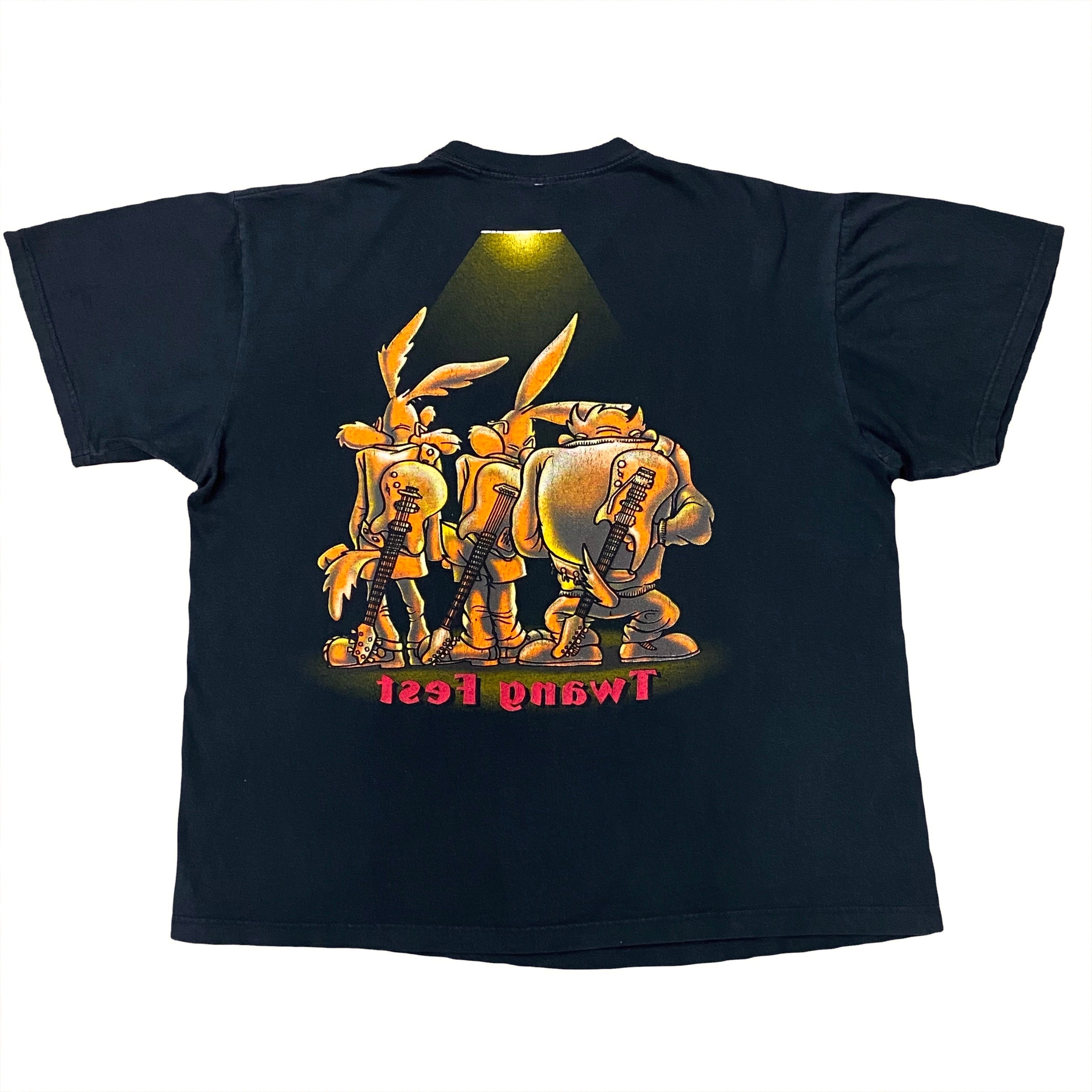 Vintage 1995 Looney Tunes Twang Fest Music Festival T-Shirt Men’s XL