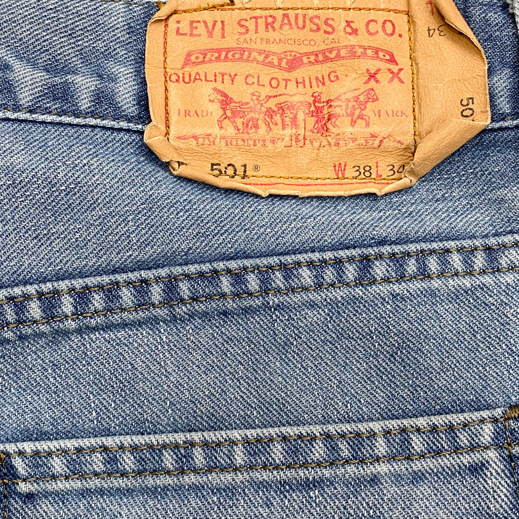 Levi’s 501 XX Light Wash Jeans USA 38 x 34
