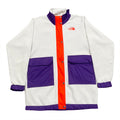 The North Face Color Block Long Fleece Big Logo Full Zip Jacket Women’s Small