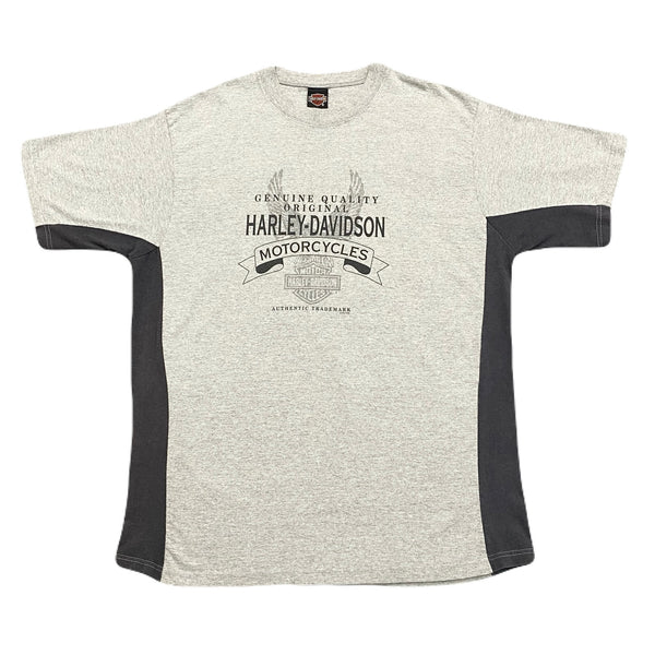 Vintage 1998 Harley Davidson Quebec Canada Double Sided T-Shirt XL