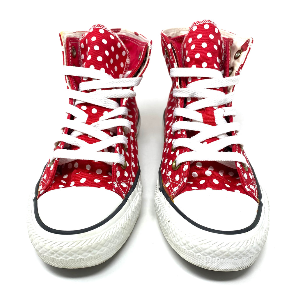 Converse All Star Polka Dot High Top Sneakers Women’s 6 US