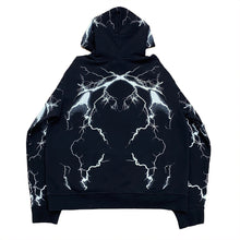 Load image into Gallery viewer, Marcelo Burlon County Of Milan Lightning All Over Print Hoodie Medium

