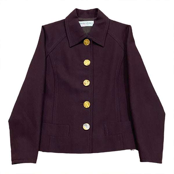 Vintage Yves Saint Laurent Variation YSL Blazer Jacket Women’s 36