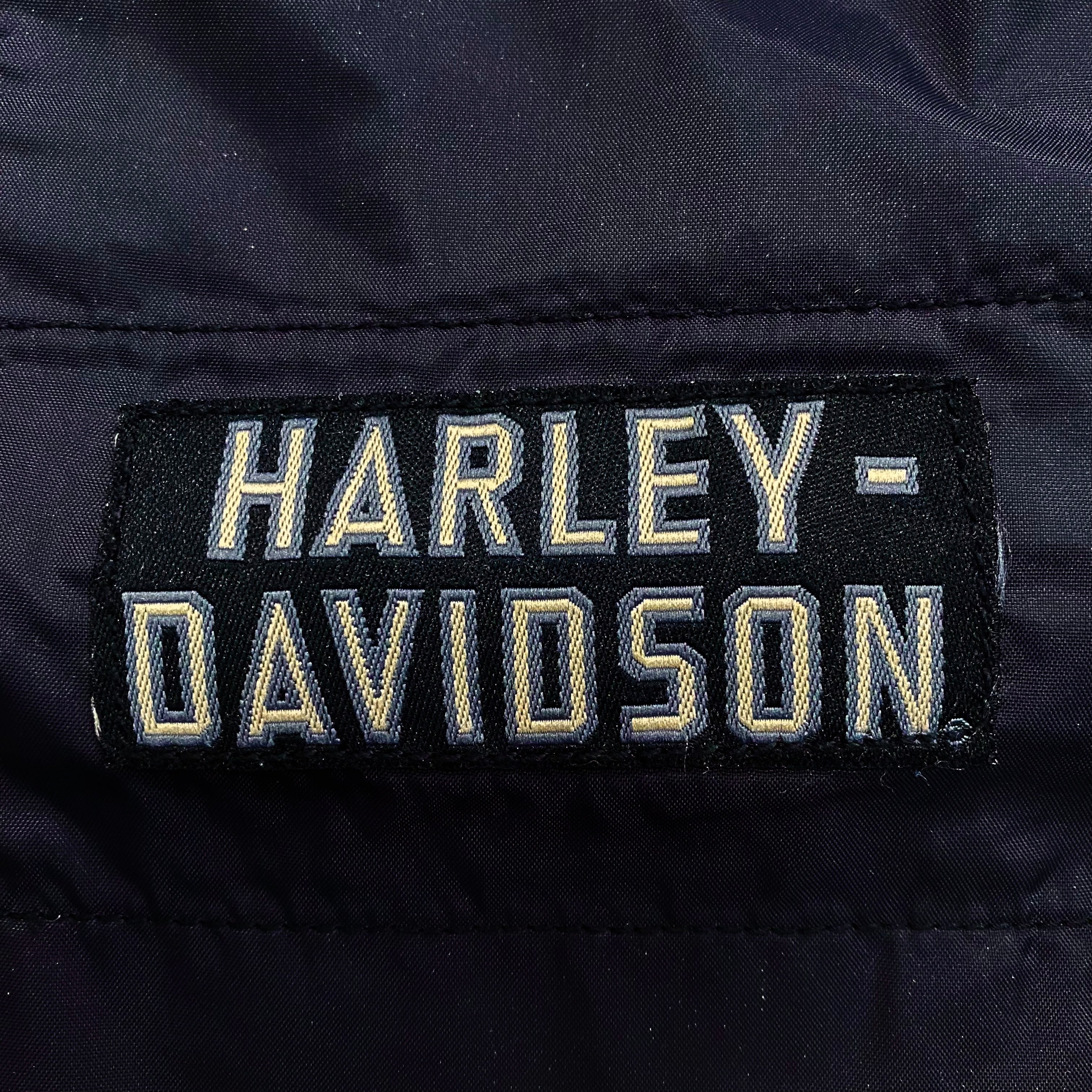 Harley Davidson Venture Black Nylon Lightweight Jacket 3XL