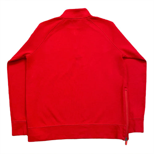 Apple Store Employee Red 1/4 Zip Pullover Sweatshirt Large