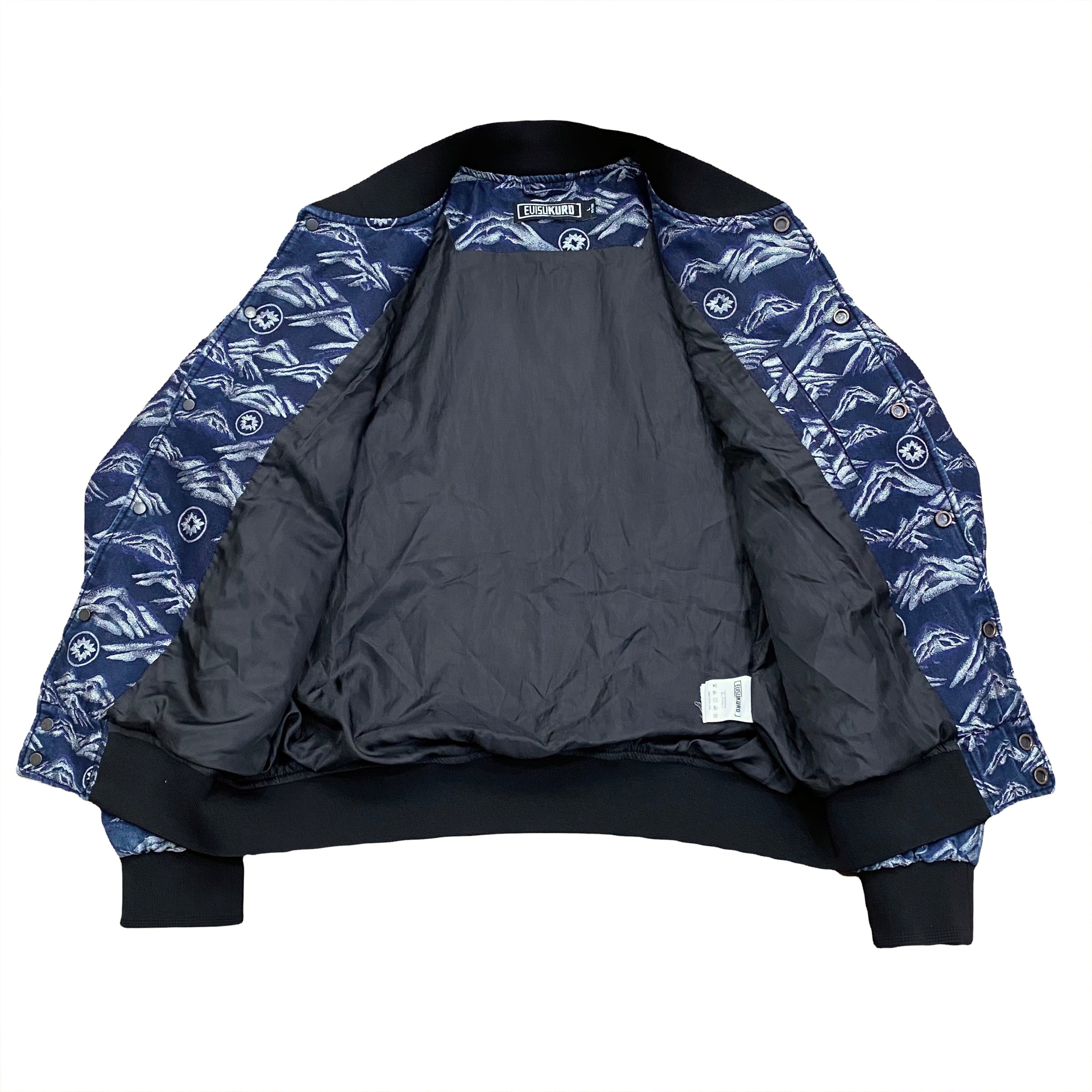 Evisu Kuro All Over Print Bomber Jacket Large