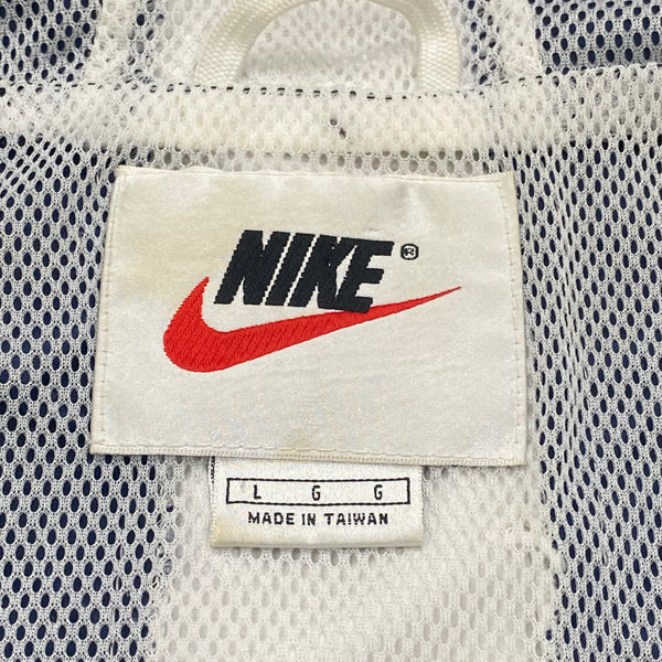 Vintage Nike White Tag Mesh Lined Zip Windbreaker Jacket Men's Large