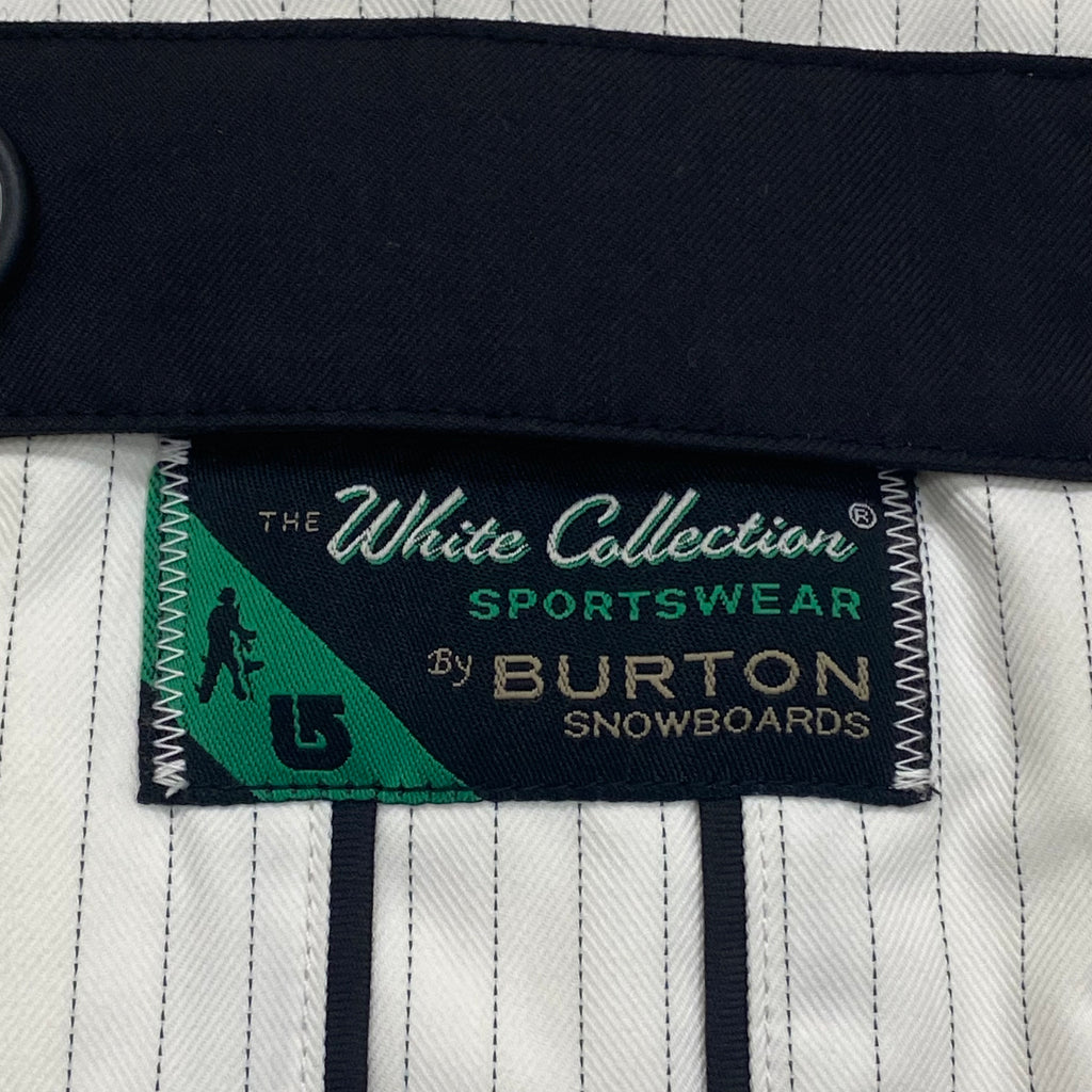 Burton The White Collection Heaven’s Reward Pinstripe Snowboard Jacket XS