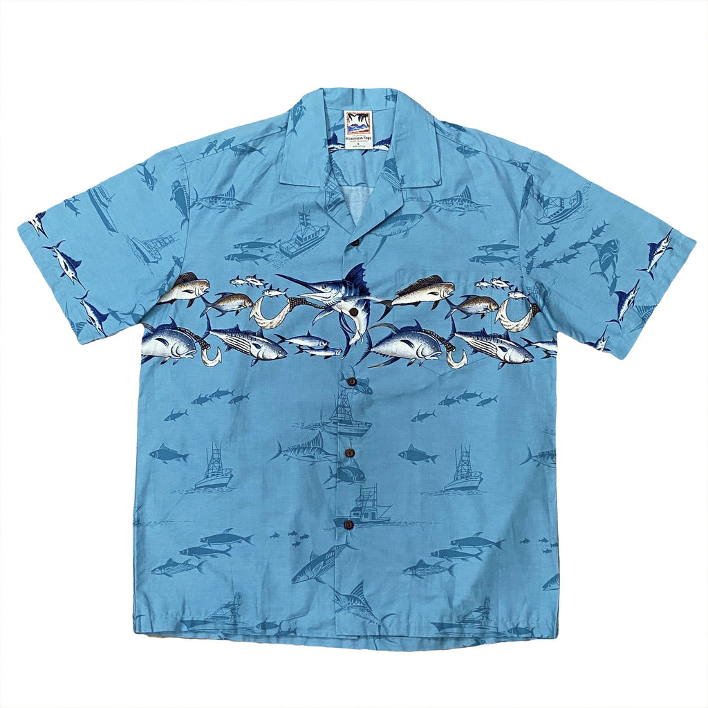 Vintage Hawaiian Togs Fish Hawaiian Shirt Men’s Large