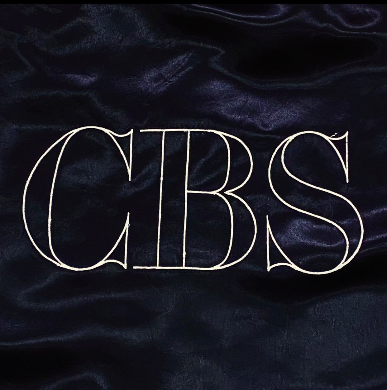 Vintage 80’s CBS TV Network Embroidered Black Satin Jacket Women’s Medium