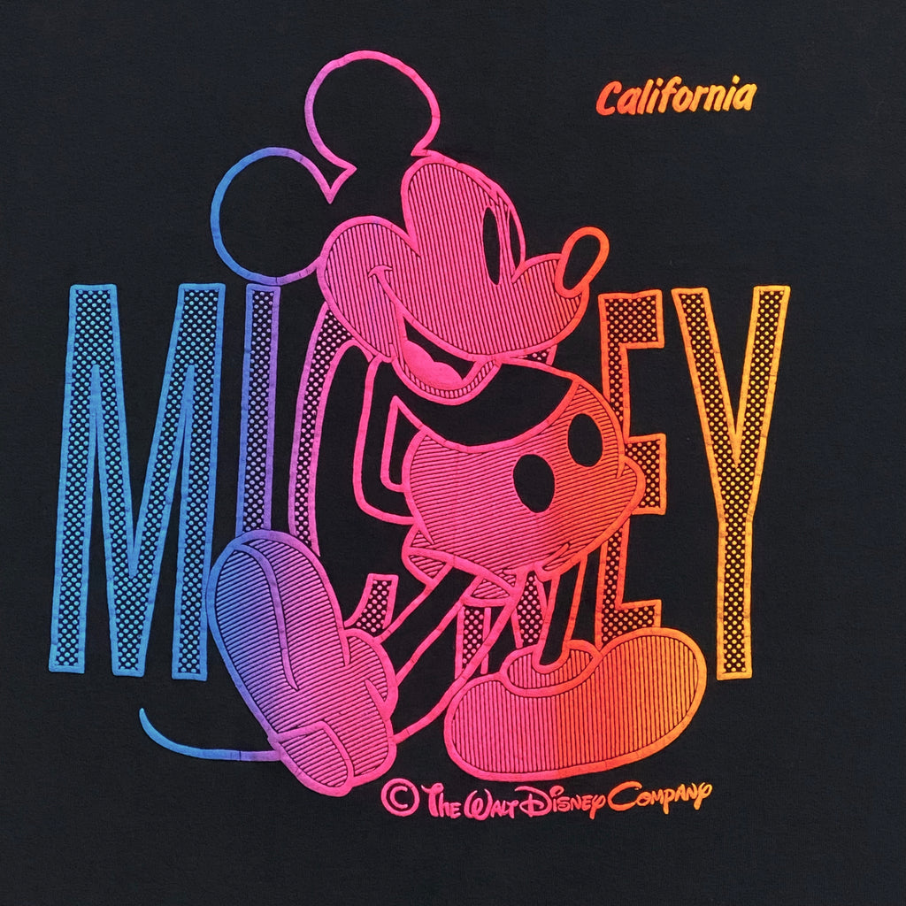 Vintage Sherry’s Best Walt Disney Mickey Mouse California Neon T-Shirt Men’s XL
