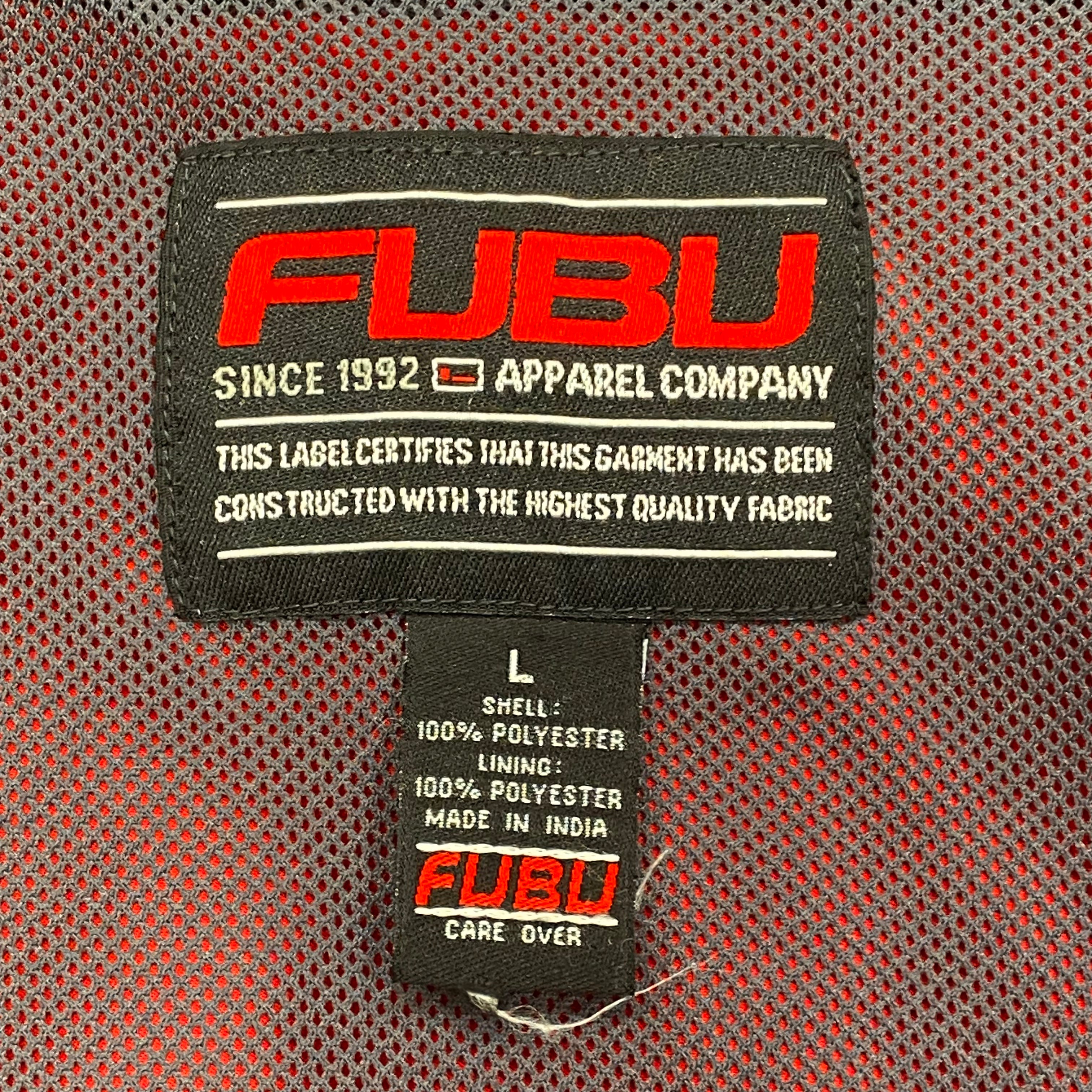 Vintage Fubu Windbreaker Hooded Jacket Men’s Large