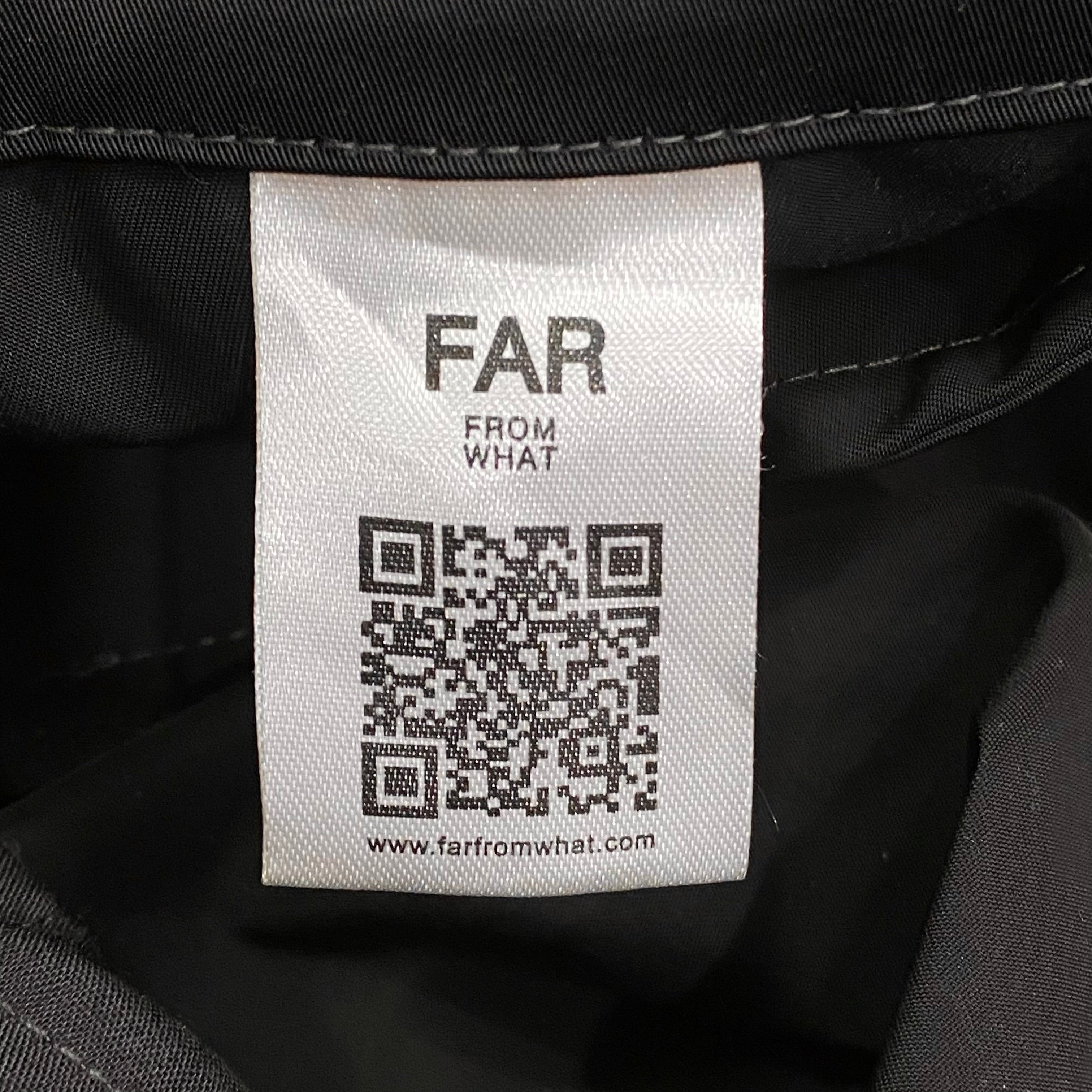 Far FARFROMWHAT Black Nylon Cargo Pants Men’s Size 3 (35 x 34)