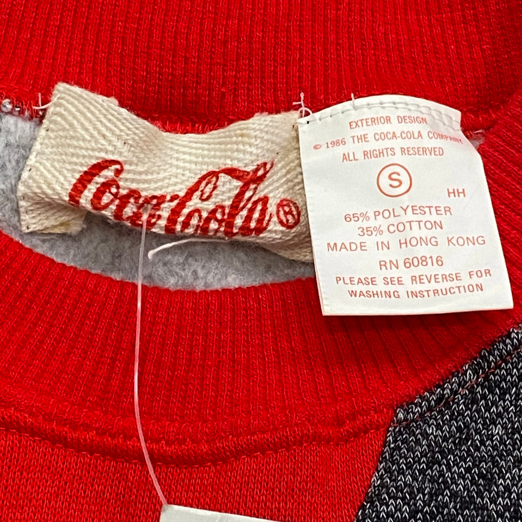 Vintage 1986 Coca-Cola Winter Sports Ski Team Schuss! Sweatshirt Men’s Small