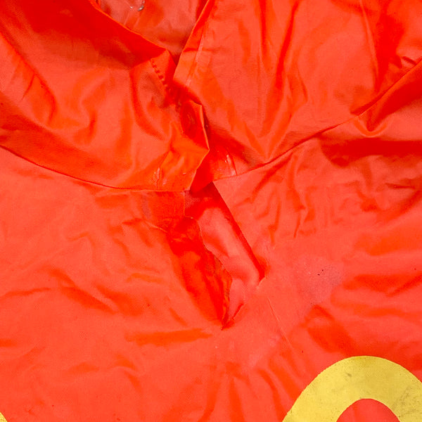 Vintage McDonalds Canada Ronald McDonald Neon Poncho Rain Jacket Kids One Size
