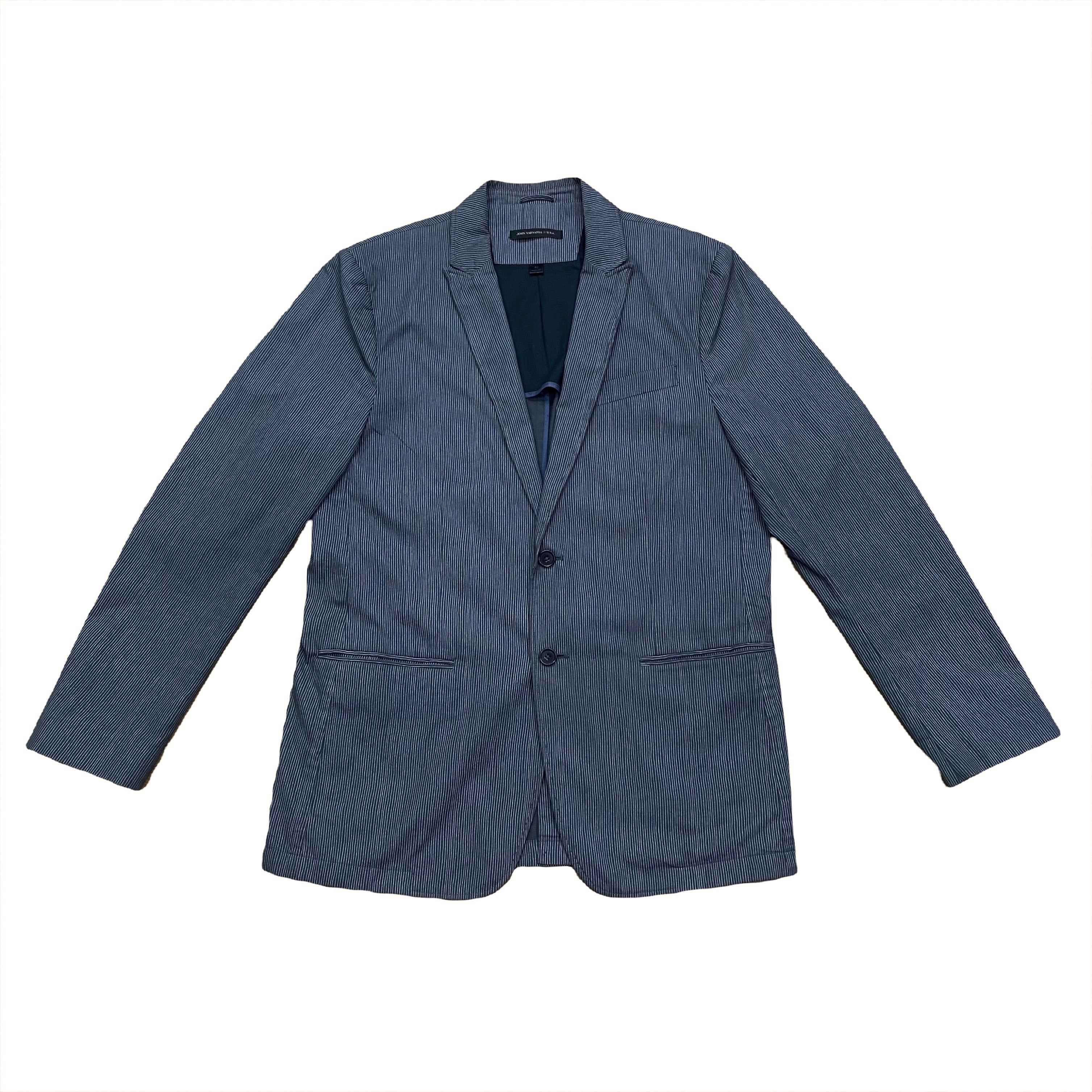 John Varvatos USA Pinstripe Sport Coat Blazer Suit Jacket 42