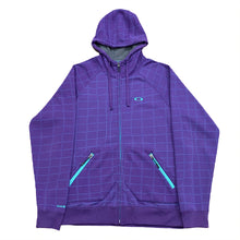 Load image into Gallery viewer, Oakley Fleece Lined Zip Up Hoodie Slim Fit Large
