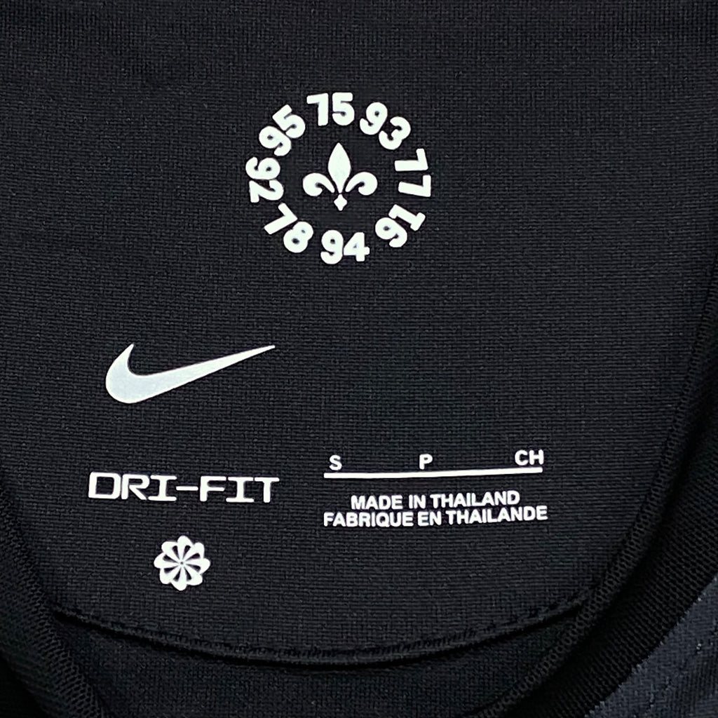 Nike Paris Saint-Germain PSG 2021-2022 Black Third Soccer Football Jersey Small