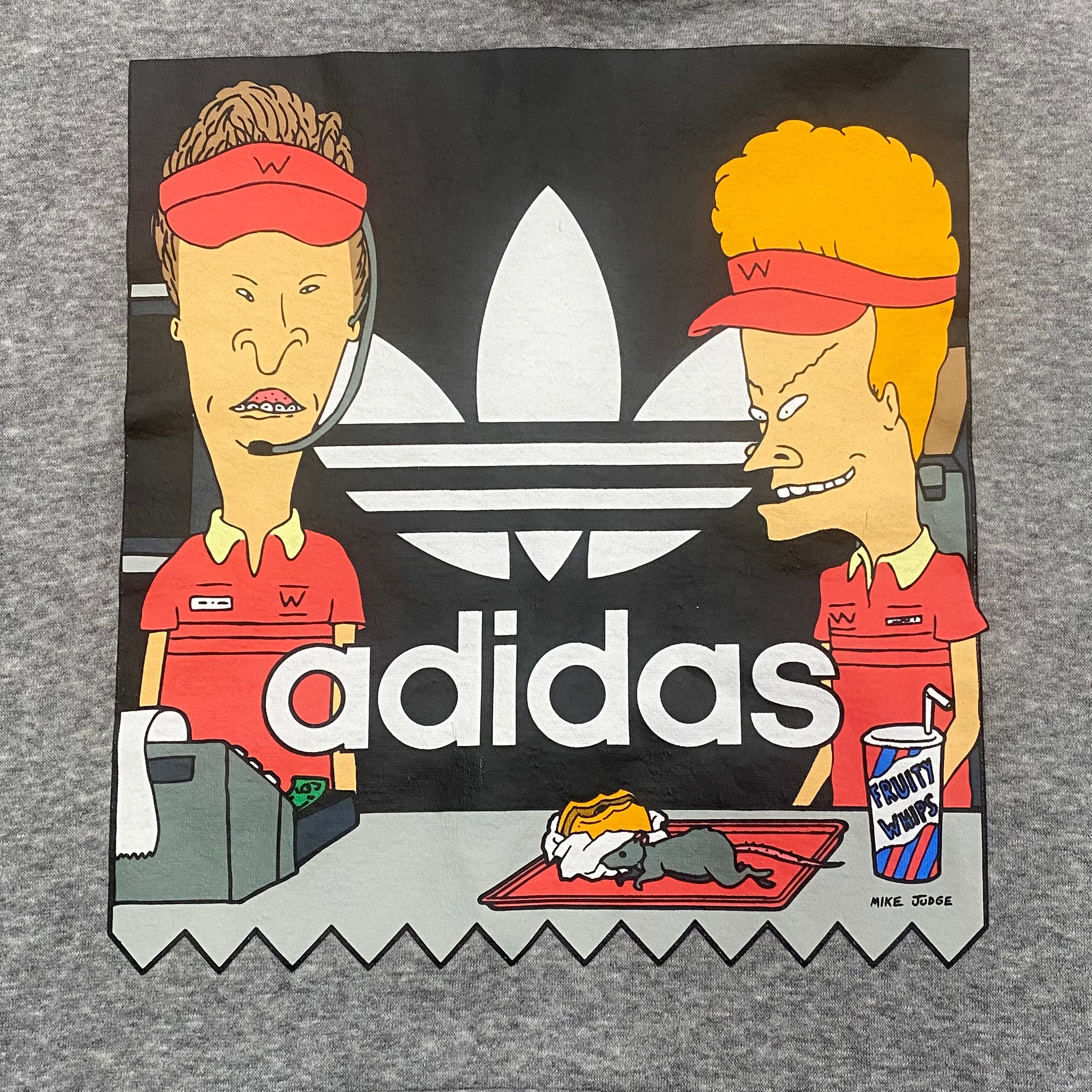 Adidas Beavis & Butthead MTV Limited Edition Hoodie Men’s XS