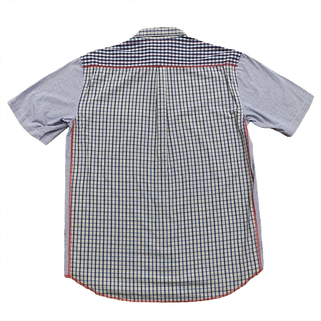 Vintage Stussy Mixed Plaid Made In USA Skate Surf Button Up Shirt Men’s Medium